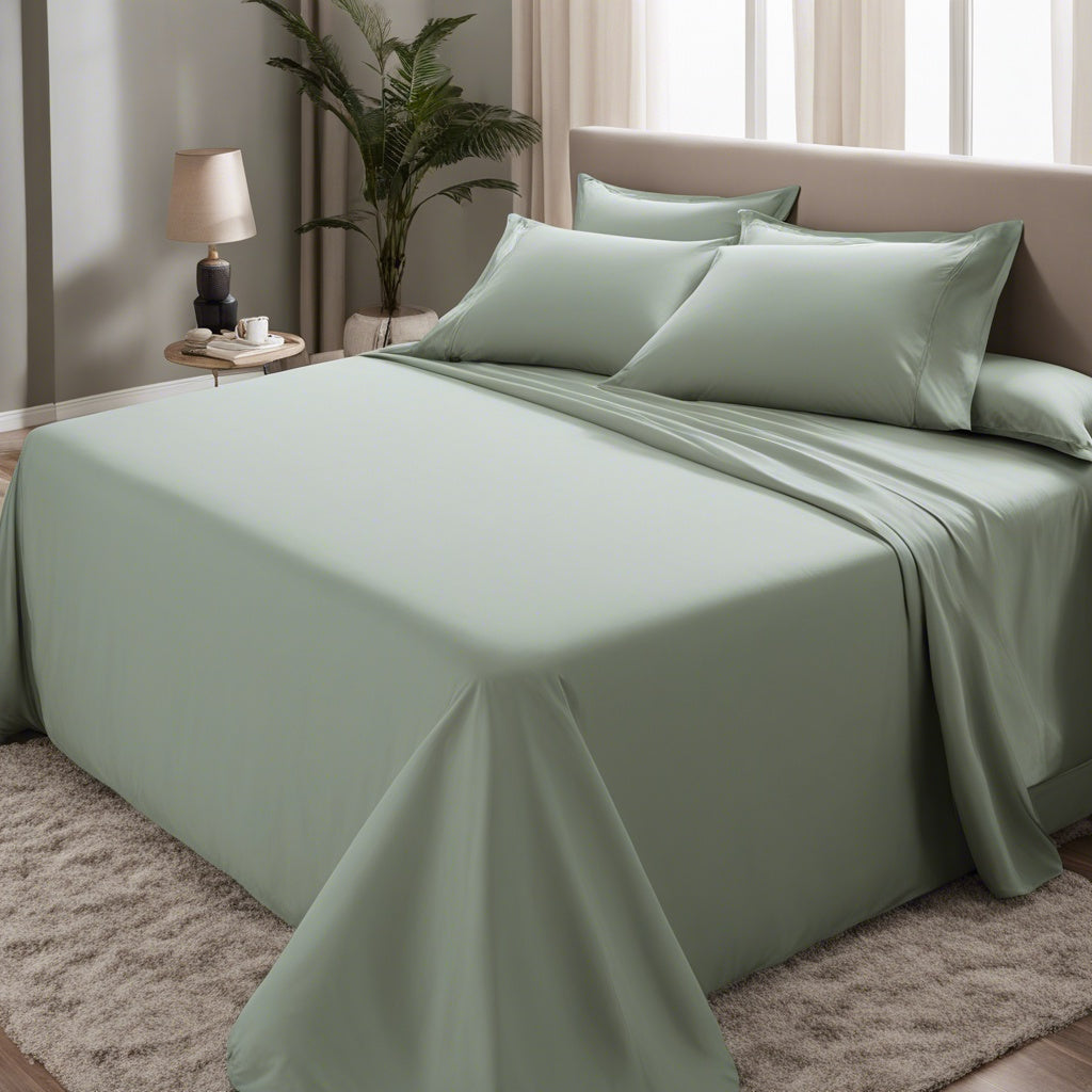 100% Egyptian Cotton - 1200 Thread Count Bed Sheet Set