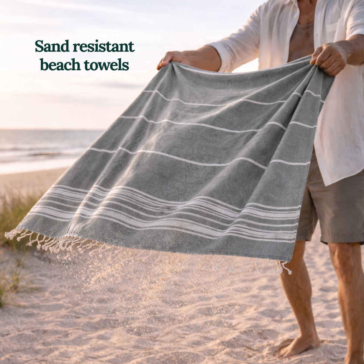 Pack Of 6 Oversized Premium Beach Towels Set - Multi 1