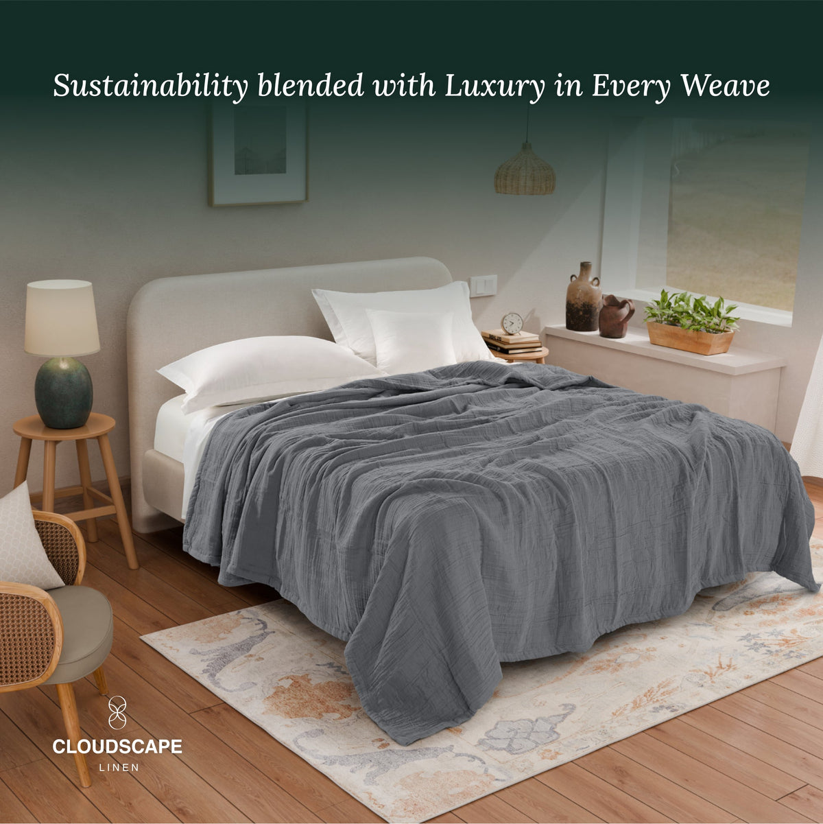 4 Layer Cotton Muslin Blanket - Sharskin