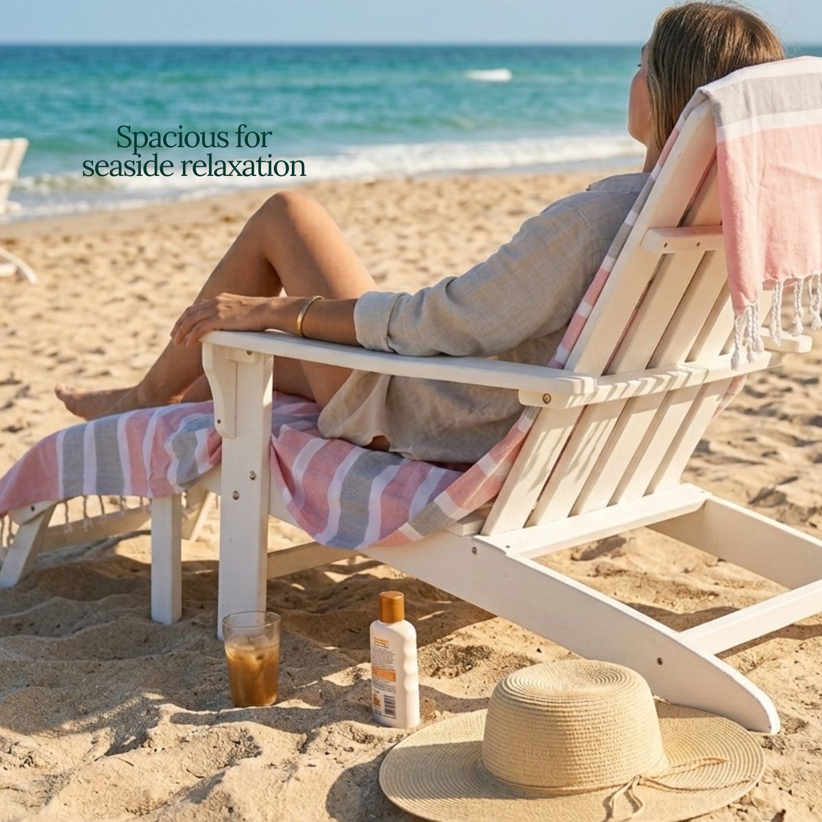Pack Of 6 Oversized Premium Beach Towels Set - Multi 6