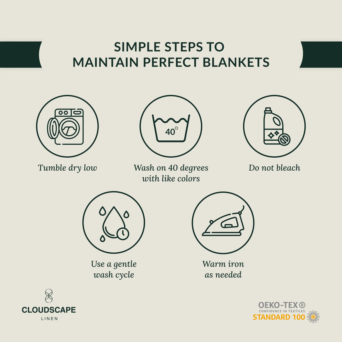 4 Layer Cotton Muslin Blanket - Fog