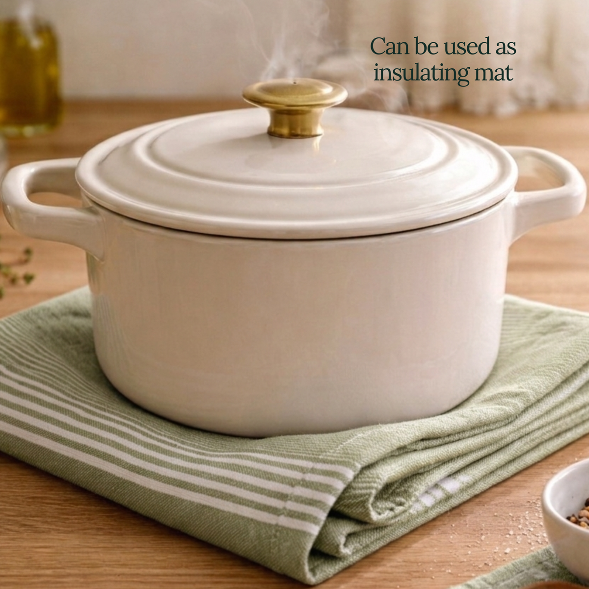 12-Piece Oversized Kitchen Towels: Olive