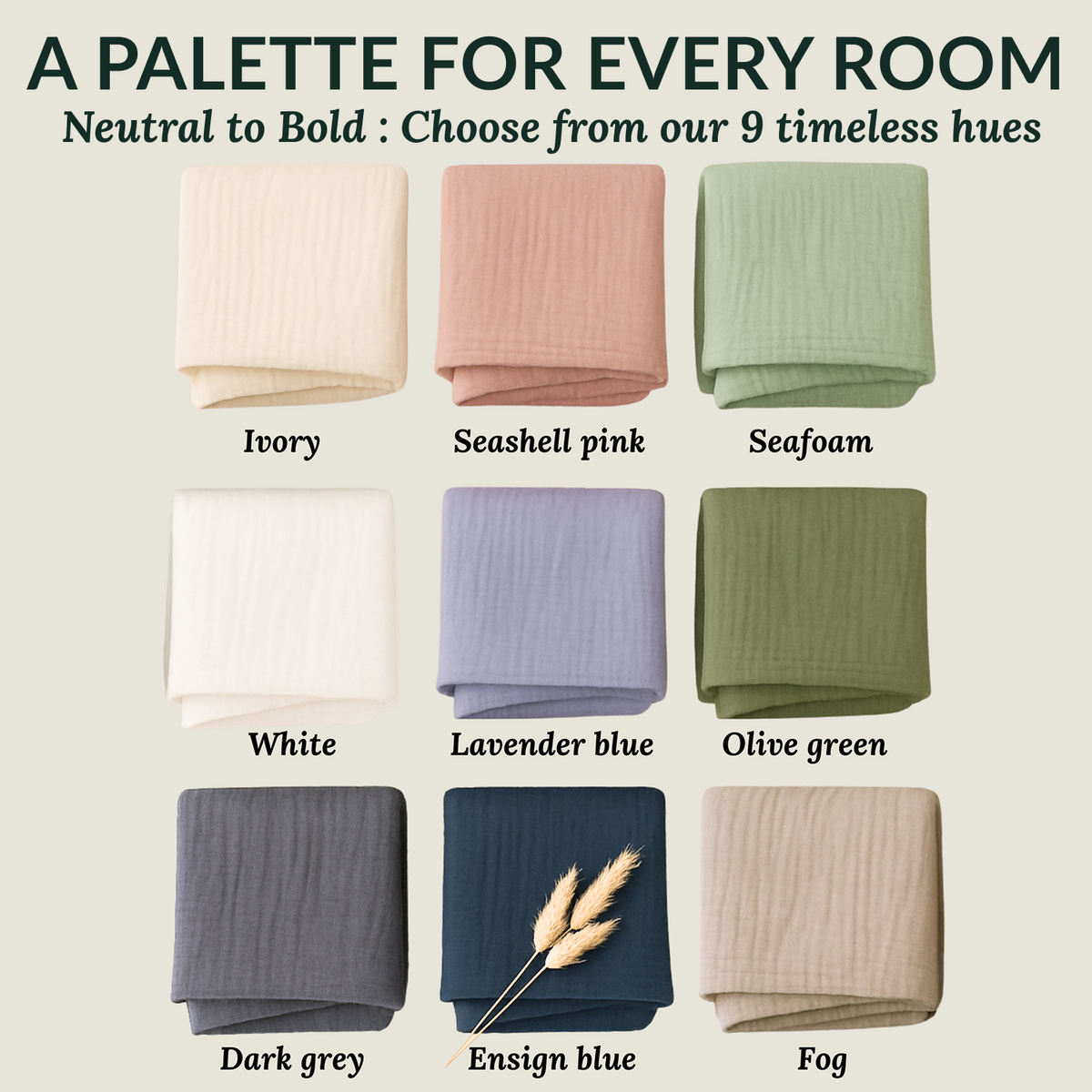 4 Layer Cotton Muslin Blanket : Seashell Pink