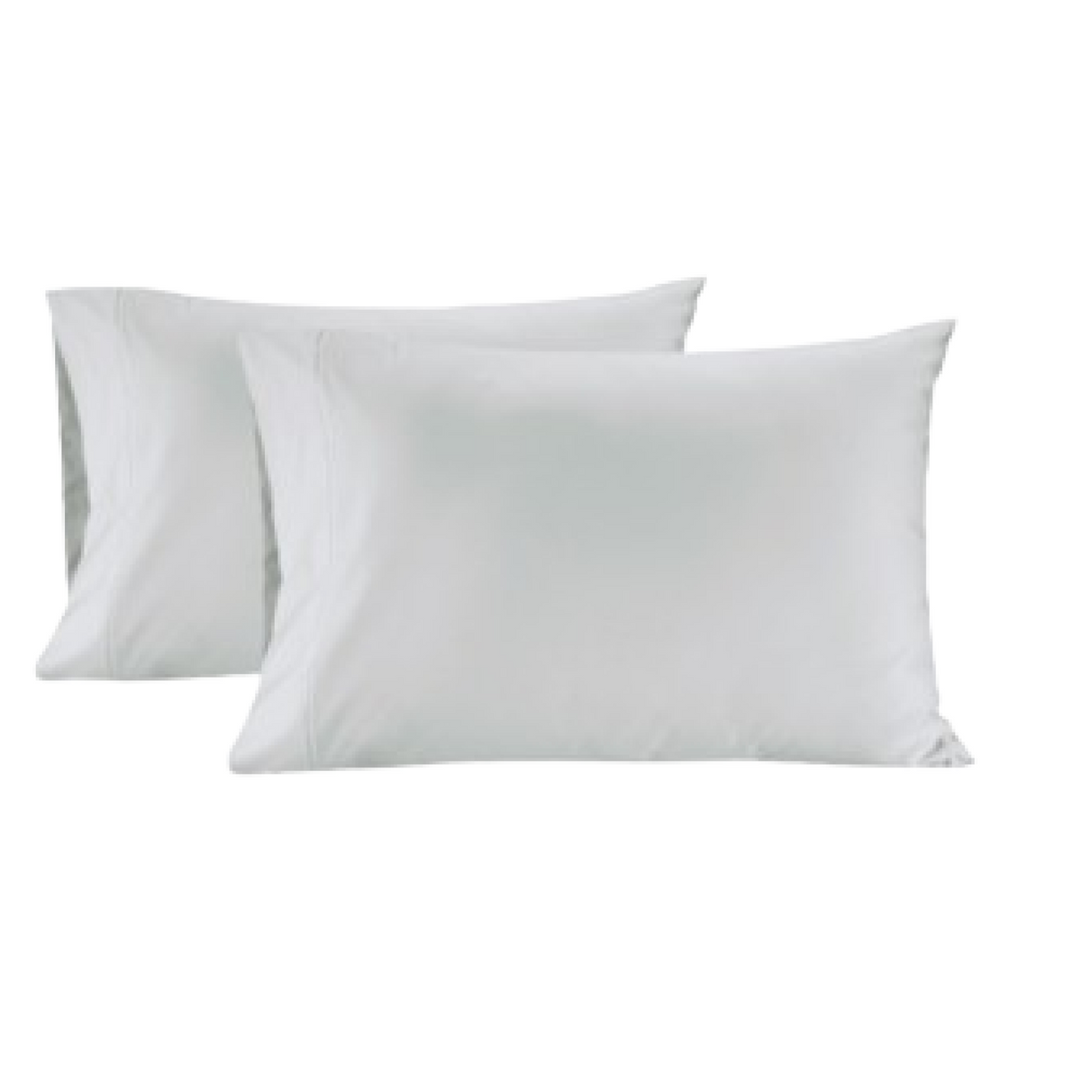 400 Thread Count Egyptian Cotton : Silver Pillow Case - 2 Piece