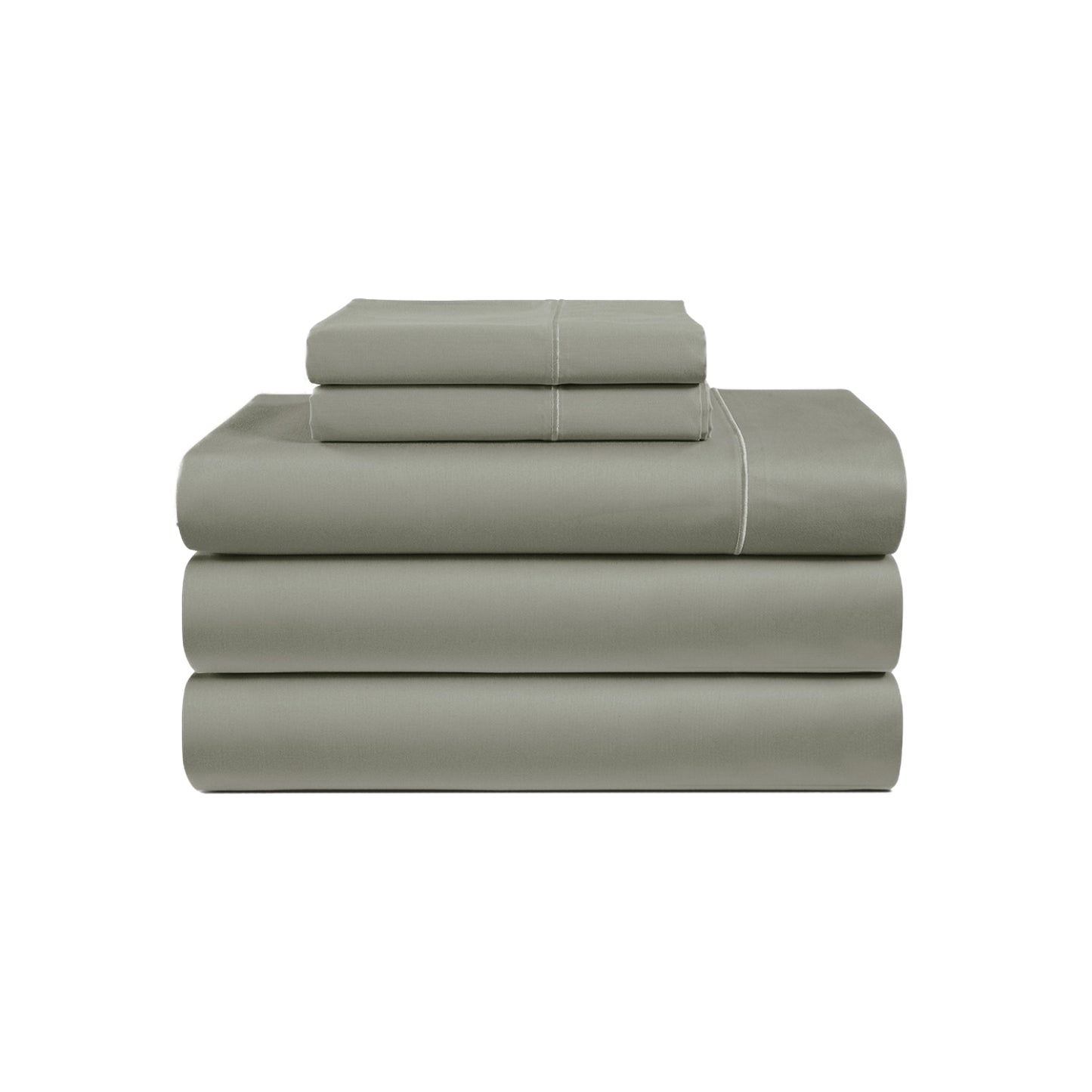 Silver - 1000TC Luxury Egyptian Cotton Sheet Set