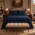 1000 Thread Count Egyptian Cotton : Dark Denim Bedsheet Set