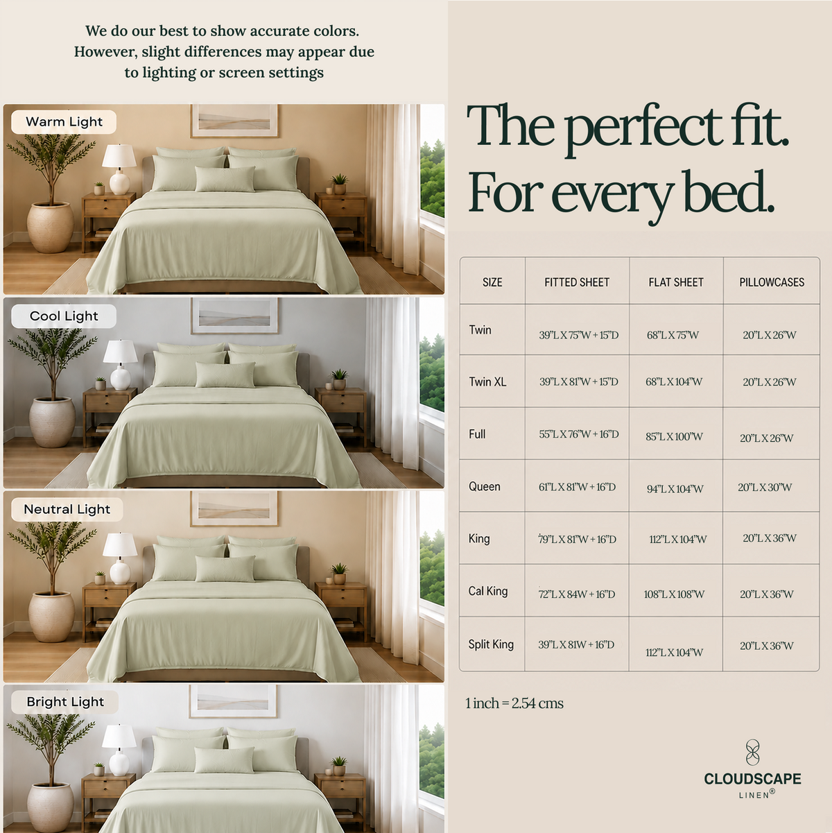 1000 Thread Count Egyptian Cotton : Mineral Bedsheet Set