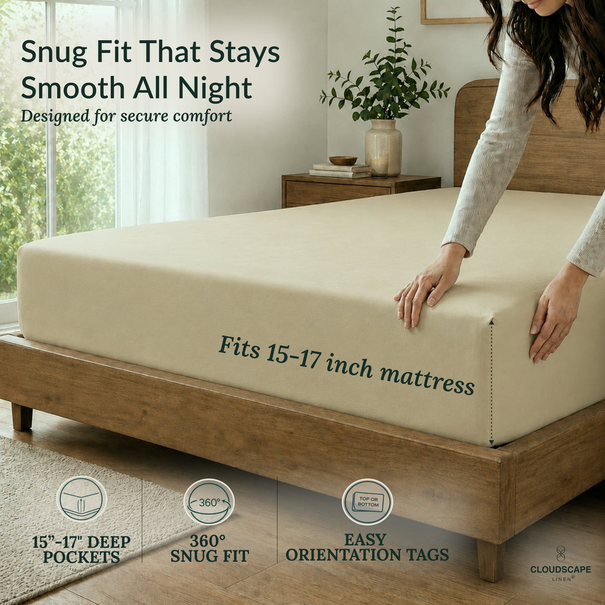 400 Thread Count Egyptian Cotton : Linen Bedsheet Set