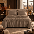 1000 Thread Count Egyptian Cotton : Taupe Bedsheet Set