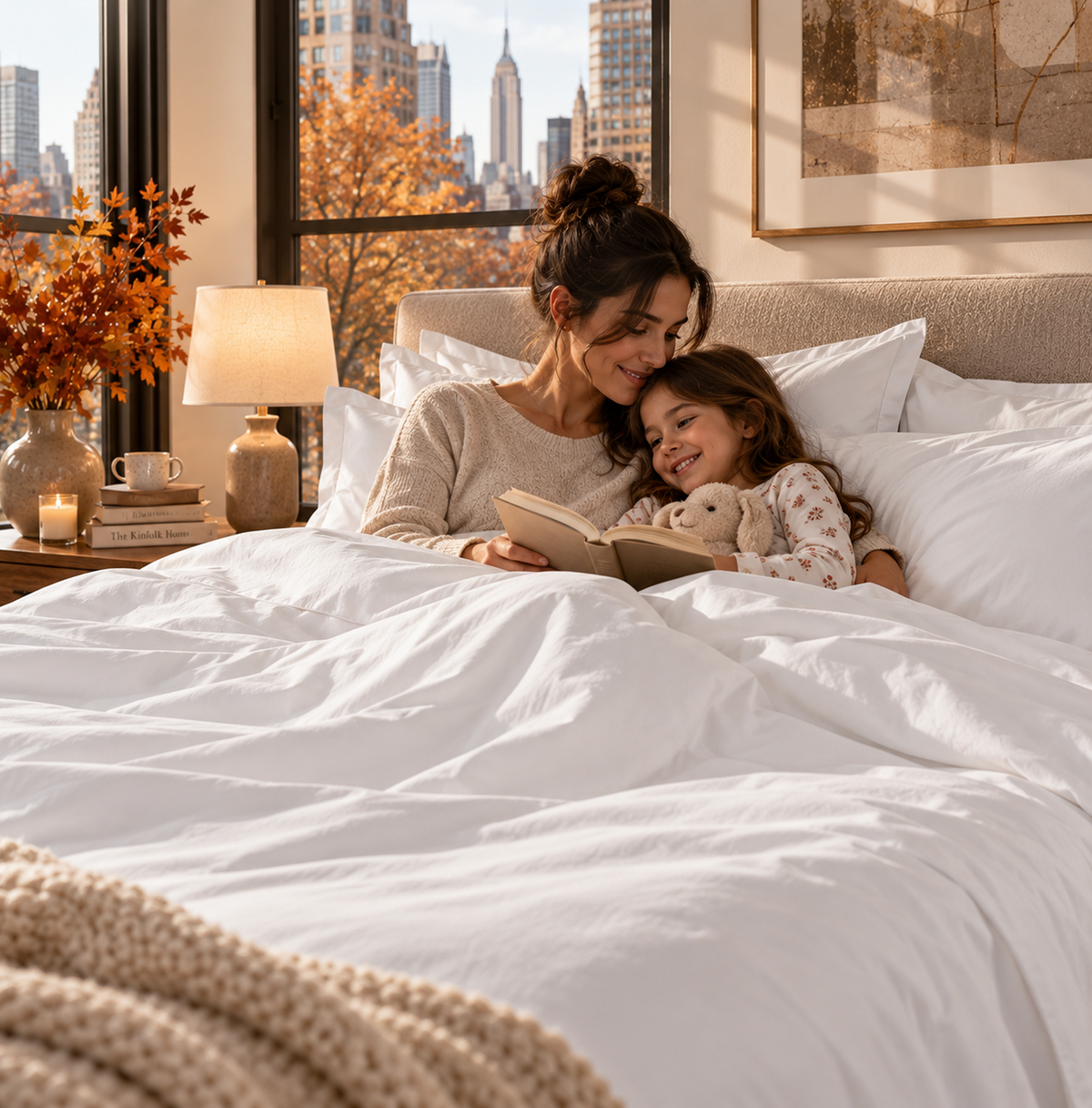 400 Thread Count Egyptian Cotton : White Bedsheet Set